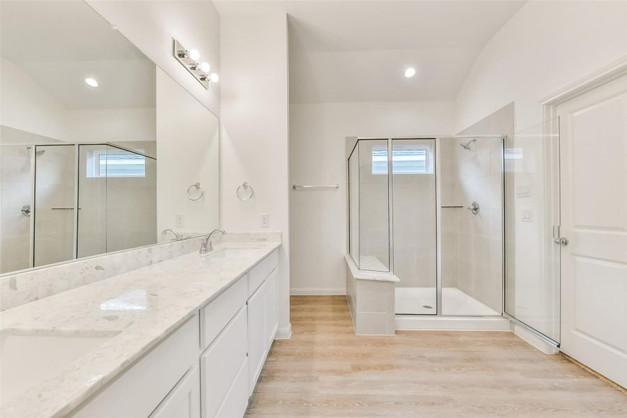 Furnished interior view inside a new home in King Oaks Village, Baytown (Image 10).