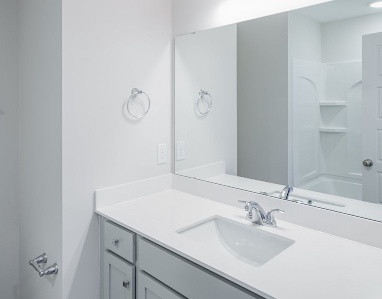 Representative furnished interior of a home built from the The Harrison by Cothran Homes in Holly Ridge, Greenville (Image 19). Representative furnished interior of a home built from the The Harrison by Cothran Homes in Holly Ridge, Greenville (Image 19).