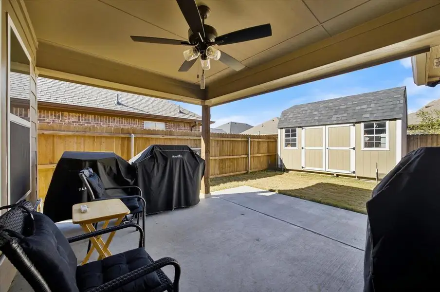 Exterior details and patio area of a home in , Greenville (Image 3). Exterior details and patio area of a home in , Greenville (Image 3).