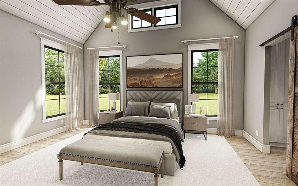 Furnished interior view inside a new home in , Boyd (Image 8).