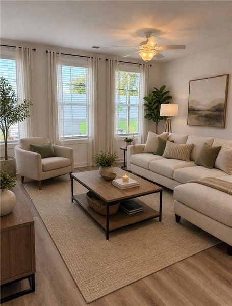 Furnished interior view inside a new home in Array, Atlanta (Image 3).