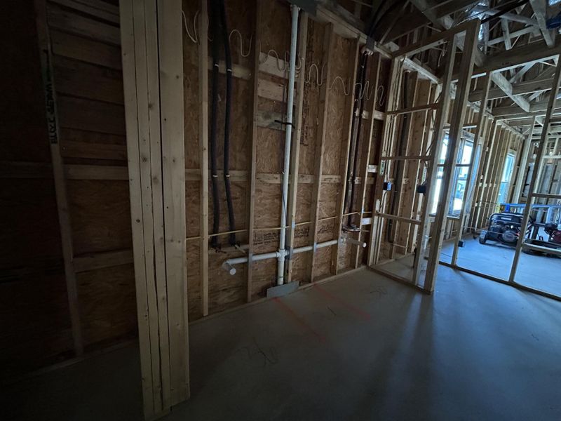 In-progress construction of a new home in Tea Farm: Presidents Series, Ravenel, SC (Image 24).