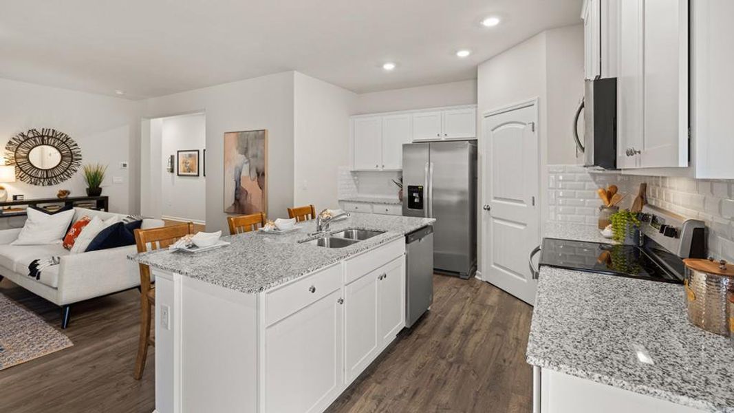 Furnished interior view inside a new home in Hughes Court, Dawsonville (Image 27).