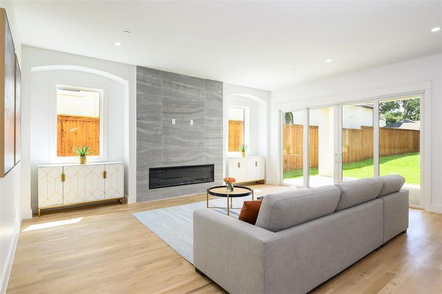 Furnished interior view inside a new home in , University Park (Image 34).