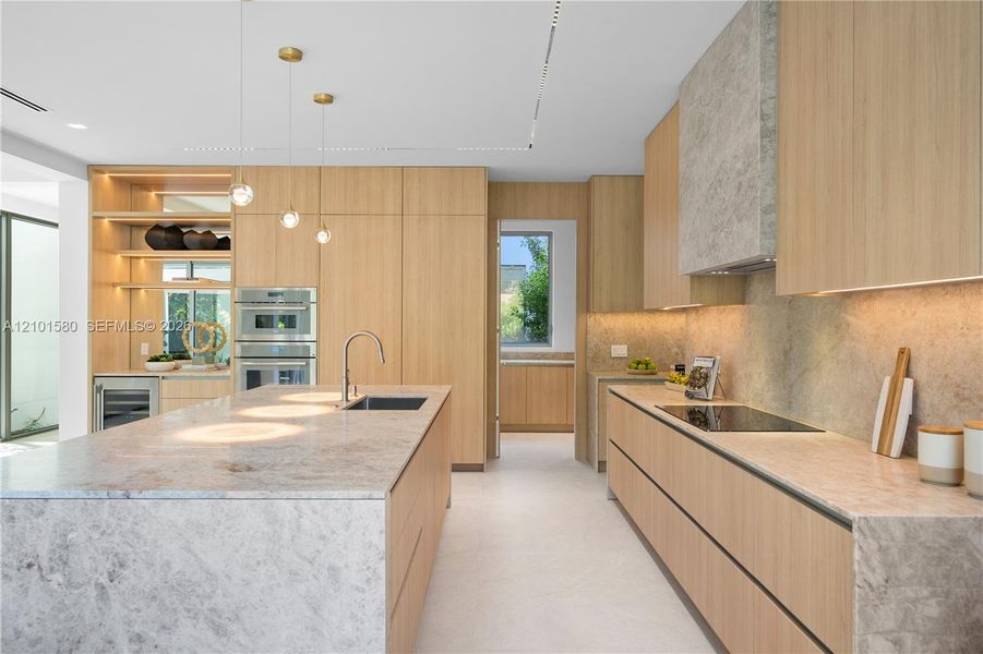 Furnished interior view inside a new home in , Miami (Image 35).