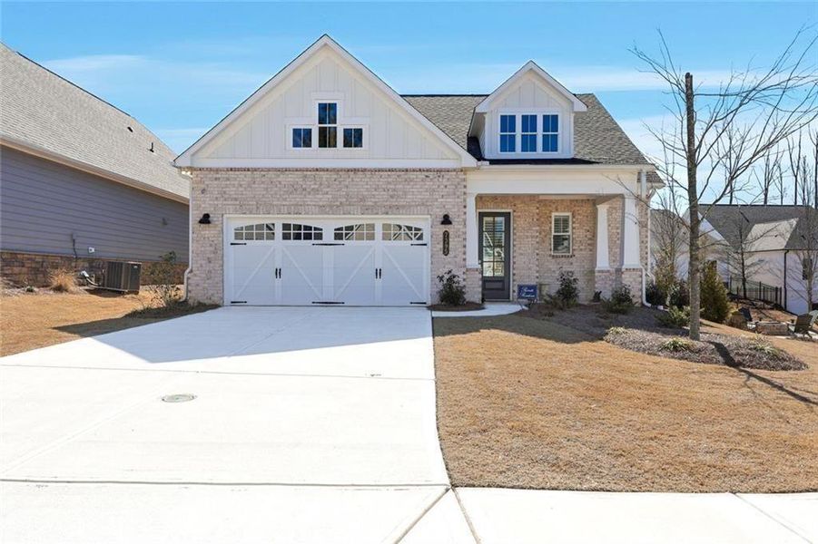 Front exterior of a new home in , Cumming, GA, highlighting curb appeal (Image 25).