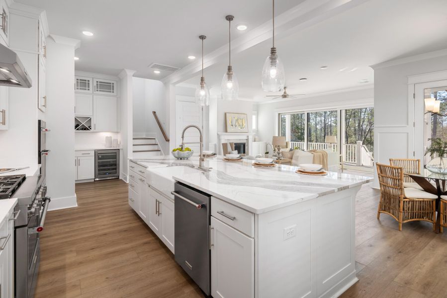 Furnished interior view inside a new home in Wando Village, Charleston (Image 39).
