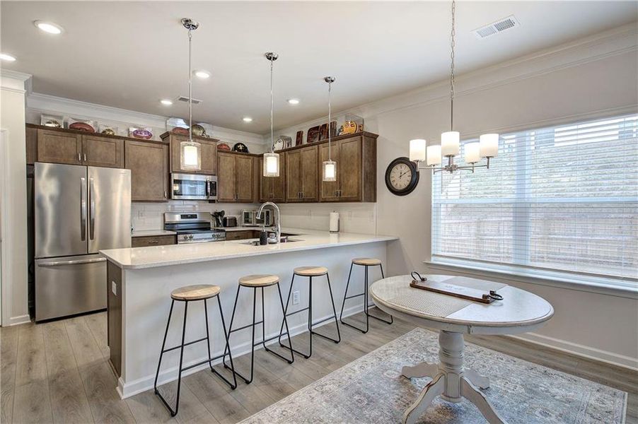 Furnished interior view inside a new home in , Cartersville (Image 19).