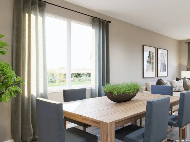 Furnished interior view inside a new home in Timber Creek, San Antonio (Image 6).