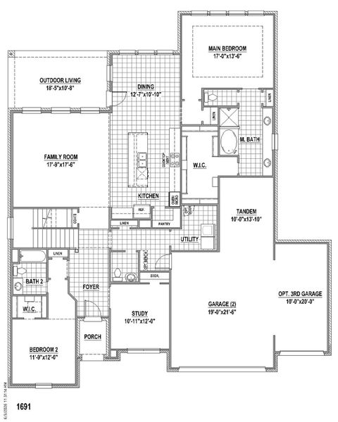 Plan 1691 1st Floor (3C)