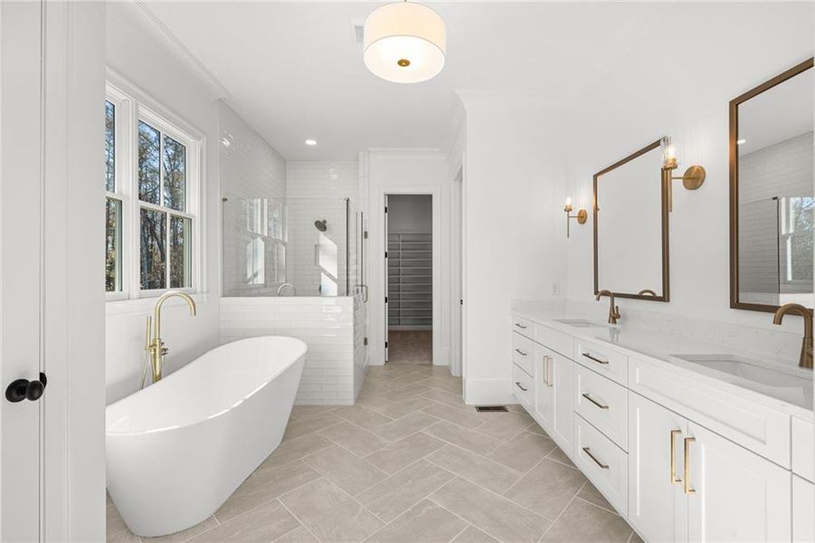 Furnished interior view inside a new home in , Ball Ground (Image 11).