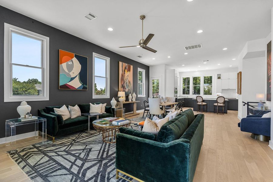 Furnished interior view inside a new home in , Austin (Image 18).