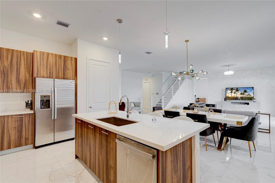 Furnished interior view inside a new home in Crescent Ridge, Davie (Image 9).