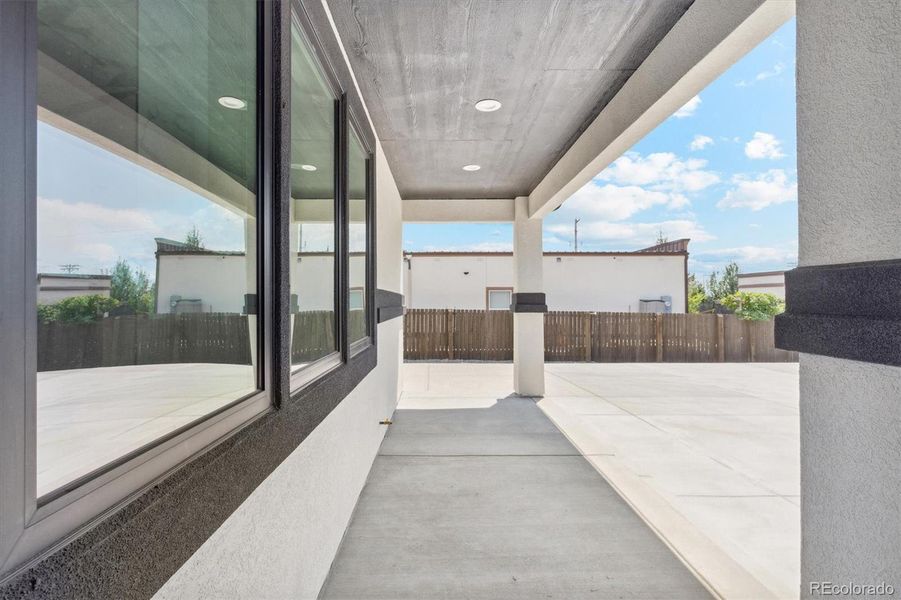 Exterior details and patio area of a home in , Aurora (Image 4).