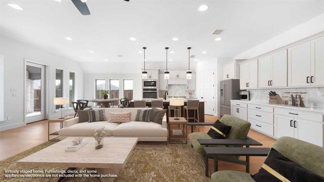 Furnished interior view inside a new home in Talon Hills, Fort Worth (Image 6).