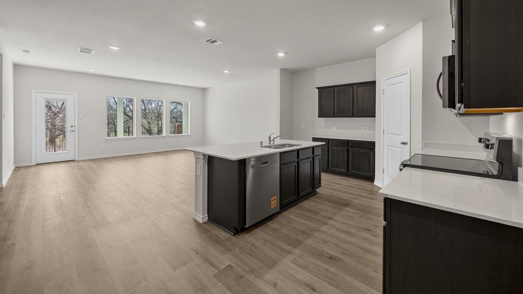 Furnished interior view inside a new home in Crane Crossing, Crandall (Image 7).