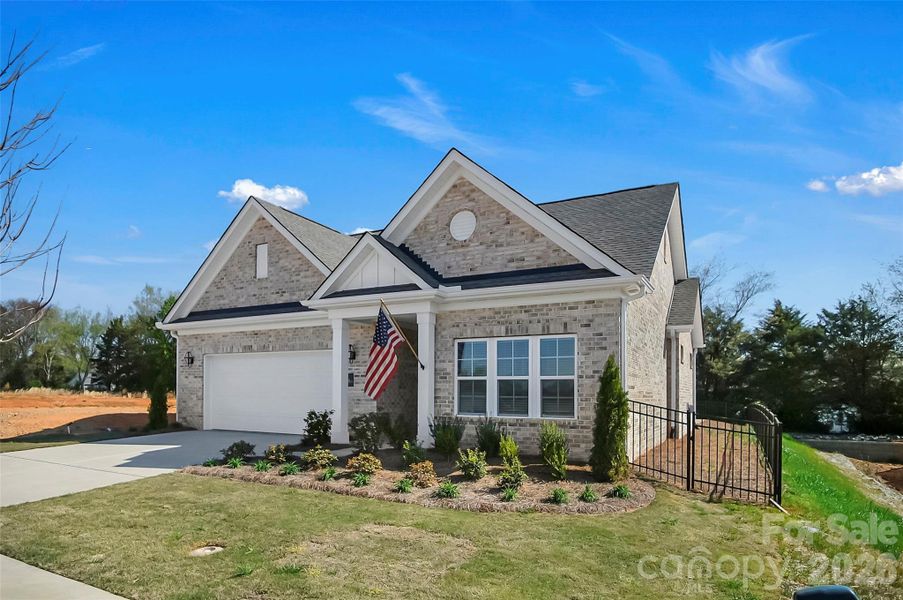 Front exterior of a new home in , Gastonia, NC, highlighting curb appeal (Image 21). Front exterior of a new home in , Gastonia, NC, highlighting curb appeal (Image 21).