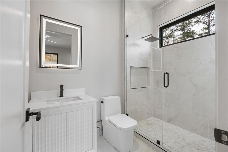 Furnished interior view inside a new home in , Sandy Springs (Image 50). Furnished interior view inside a new home in , Sandy Springs (Image 50).