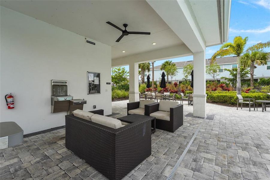 Exterior details and patio area of a home in , Bradenton (Image 31). Exterior details and patio area of a home in , Bradenton (Image 31).