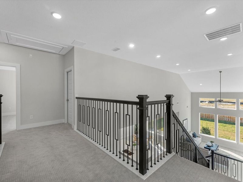 Spacious, unfurnished interior of a new home in Dunham Pointe 60′, Cypress (Image 19).