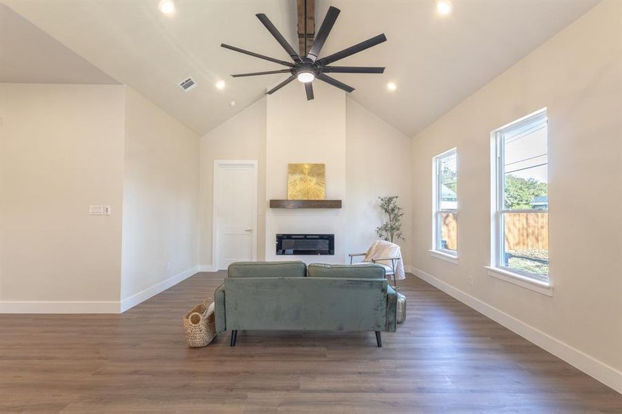Furnished interior view inside a new home in , River Oaks (Image 4). Furnished interior view inside a new home in , River Oaks (Image 4).