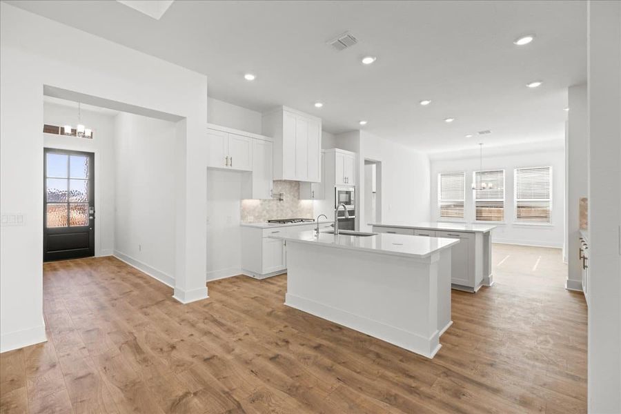 Furnished interior view inside a new home in Sunfield, Buda (Image 9).