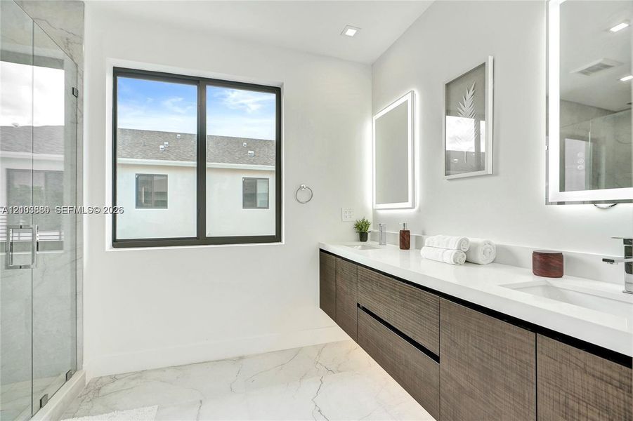 Furnished interior view inside a new home in , Dania Beach (Image 18).