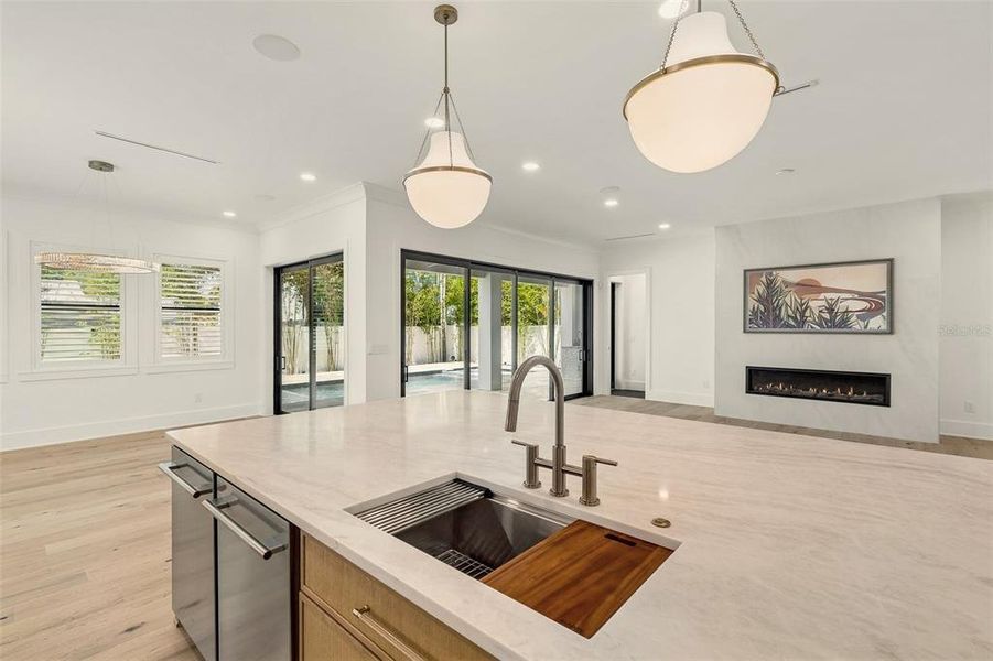 Furnished interior view inside a new home in , Tampa (Image 41).