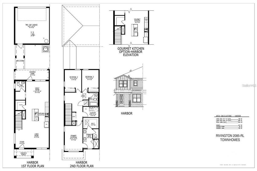 2D floor plan layout of this home in Hamlin Ridge, Winter Garden, FL (Image 3).