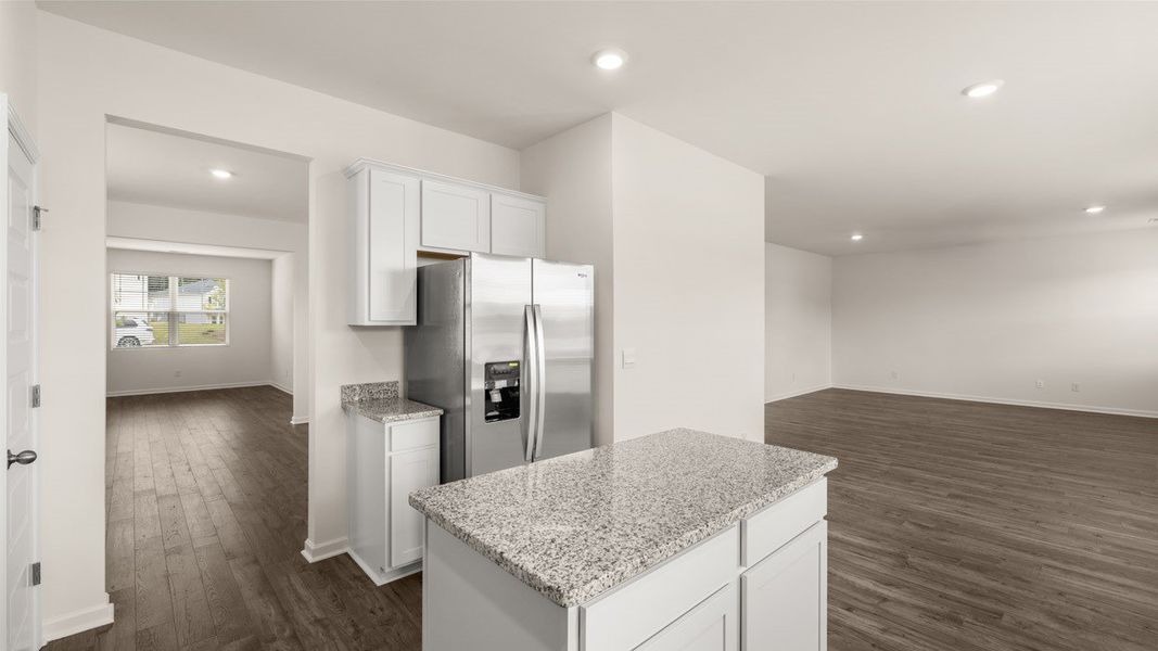Representative furnished interior of a home built from the Packard by D.R. Horton in Glenmaye, Hampton (Image 9).