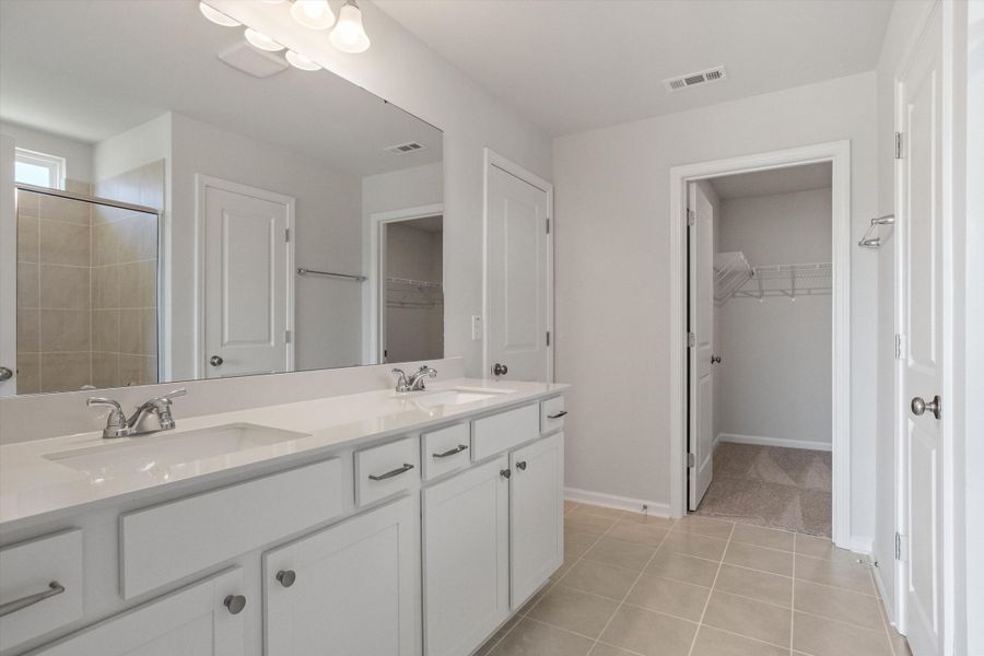 Furnished interior view inside a new home in Cambridge Reserve, Angier (Image 11).