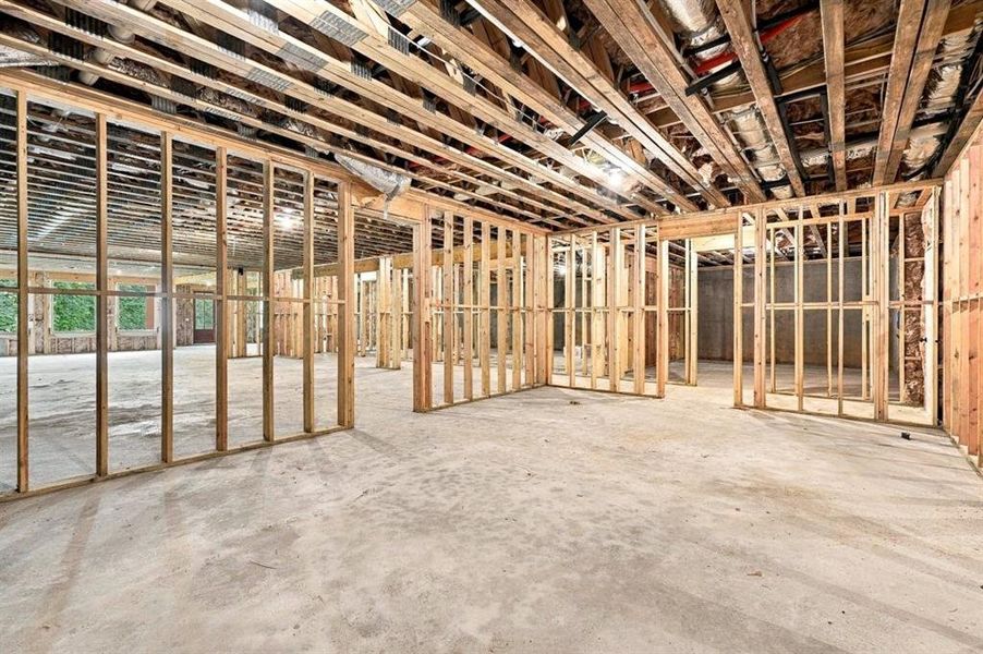 In-progress construction of a new home in , Roswell, GA (Image 86).