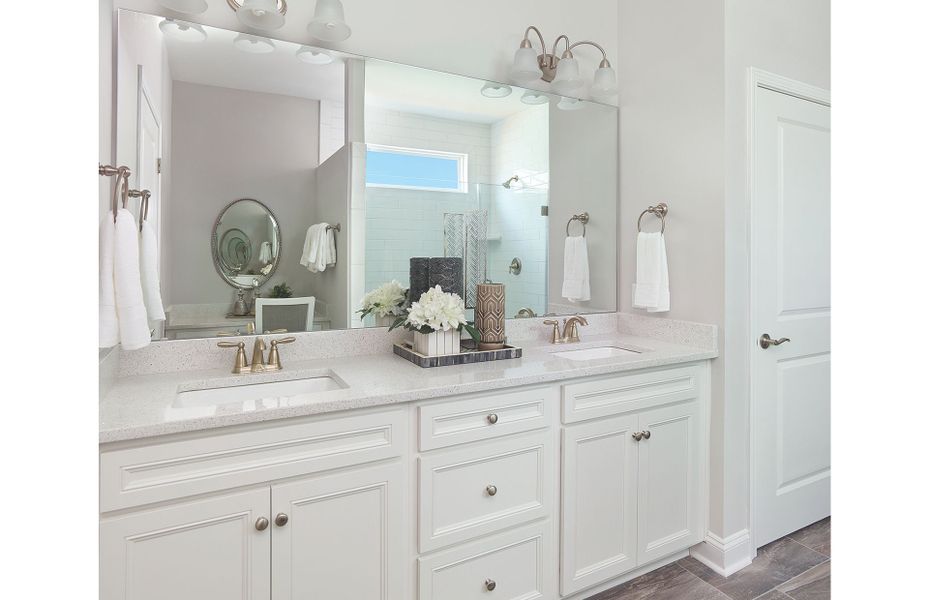 Guest bath with double vanity Guest bath with double vanity