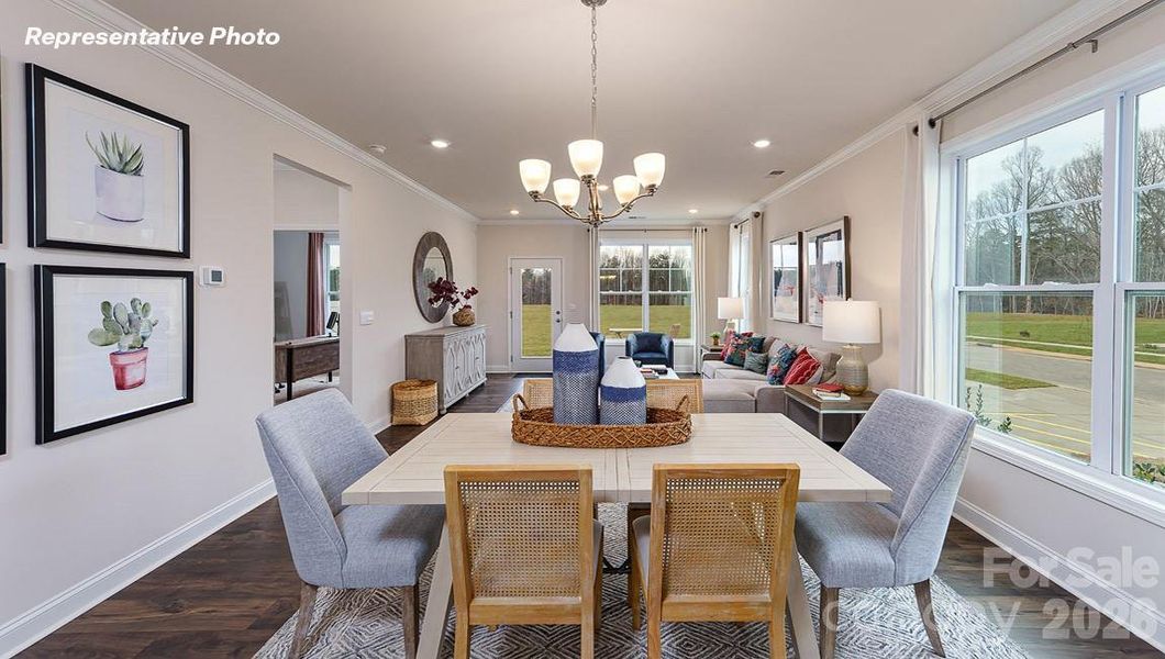 Furnished interior view inside a new home in Skybrook Corners, Huntersville (Image 21).
