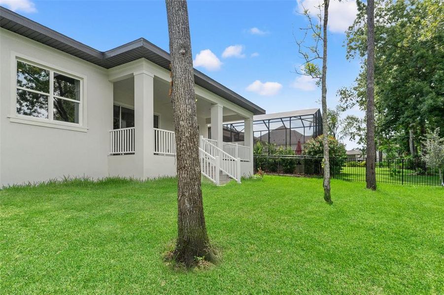 Exterior details and patio area of a home in Southern Hills Plantation, Brooksville (Image 23).