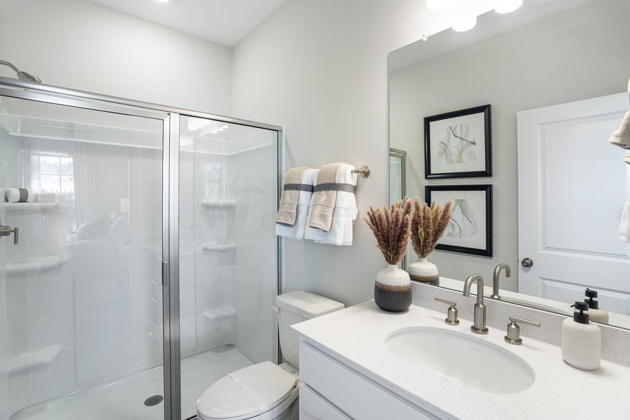 Representative furnished interior of a home built from the Charleston by Taylor Morrison in Silverstone Terraces, Knightdale (Image 12).