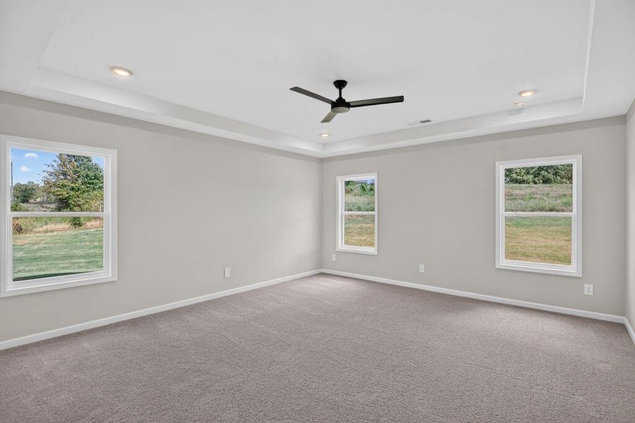 Spacious, unfurnished interior of a new home in Blackwelder Bluff, Bowdon (Image 37).
