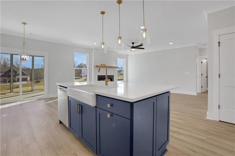 Furnished interior view inside a new home in Twin Lakes, Hoschton (Image 10).