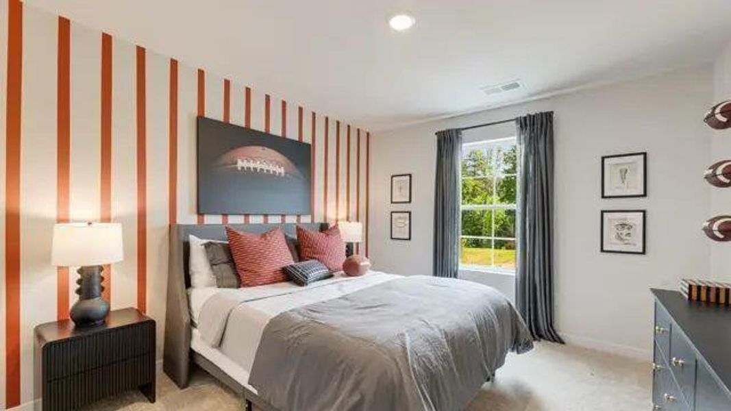 Furnished interior view inside a new home in Reserve at Gum Springs, Jefferson (Image 11).