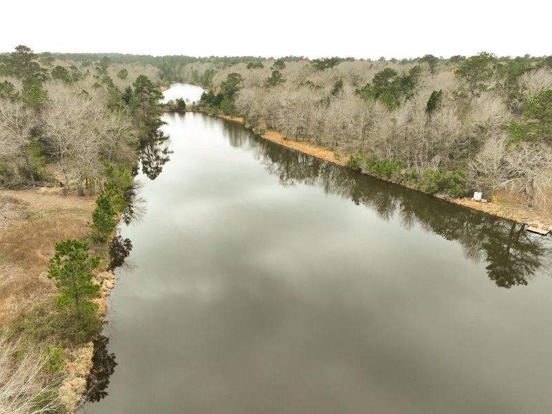 With spring just around the corner, the lush landscape will green up and show it's beauty along the lake.