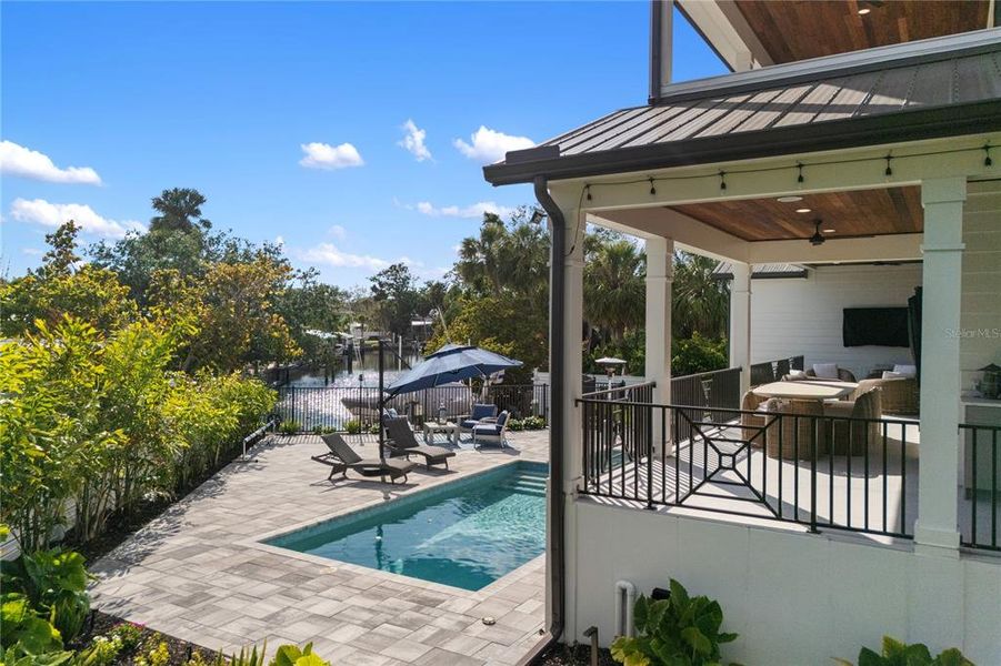 Exterior details and patio area of a home in , Sarasota (Image 51). Exterior details and patio area of a home in , Sarasota (Image 51).