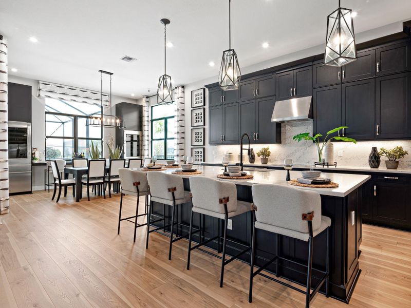 Furnished interior view inside a new home in , Port St. Lucie (Image 33).
