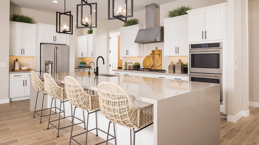 Furnished interior view inside a new home in Ellsworth Ranch, Queen Creek (Image 7).
