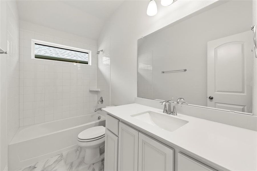 Furnished interior view inside a new home in Creekview Meadows, Pilot Point (Image 6).