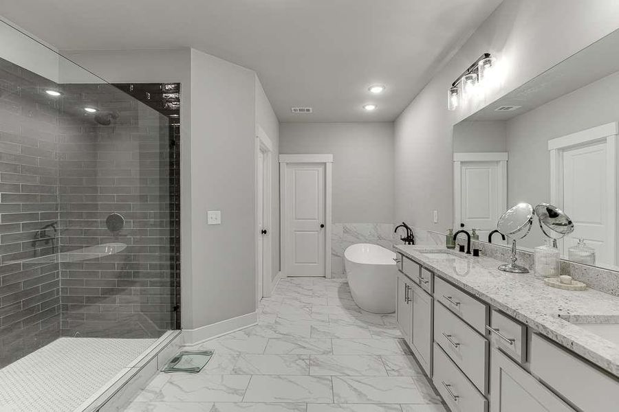 Furnished interior view inside a new home in , Dacula (Image 25).