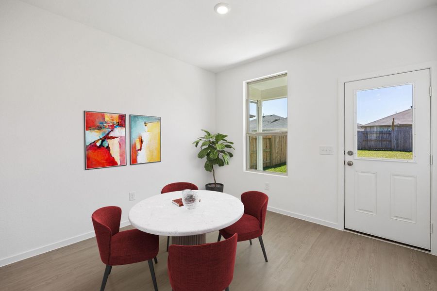 Furnished interior view inside a new home in Mavera, Conroe (Image 7).