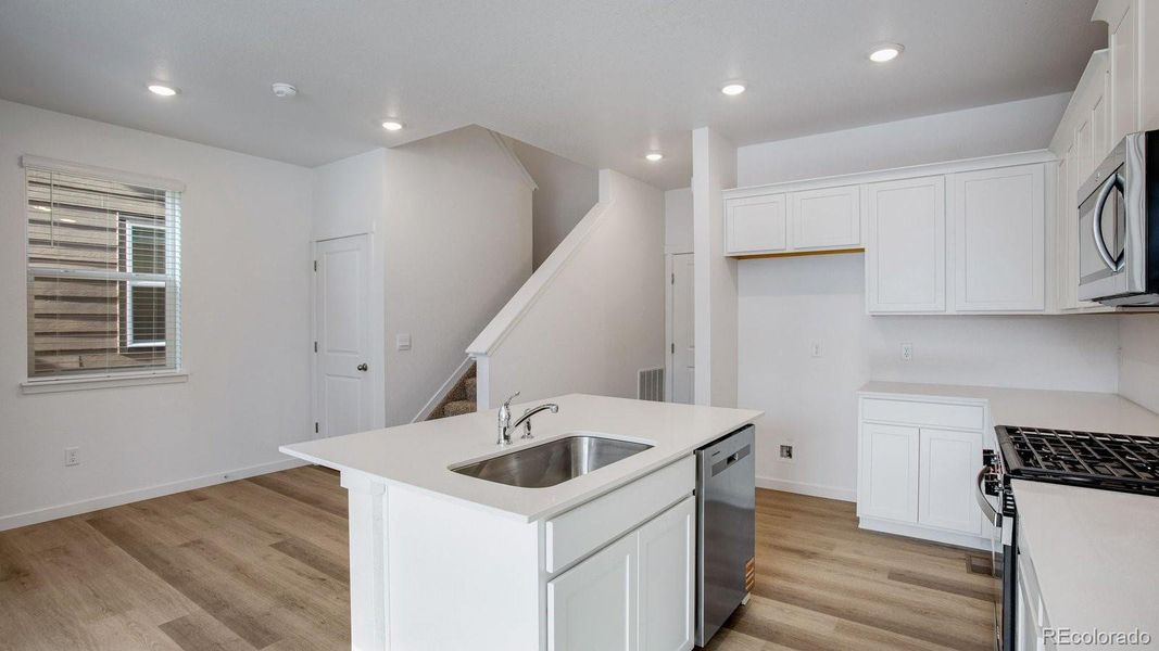Furnished interior view inside a new home in Revere at Johnstown, Johnstown (Image 12).