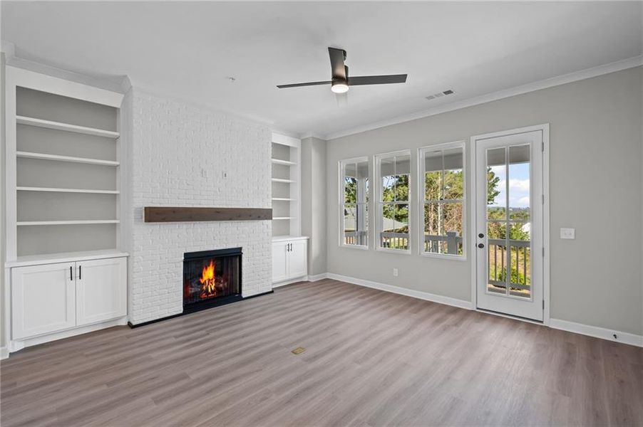 Spacious, unfurnished interior of a new home in The Village at River Green, Canton (Image 12). Spacious, unfurnished interior of a new home in The Village at River Green, Canton (Image 12).