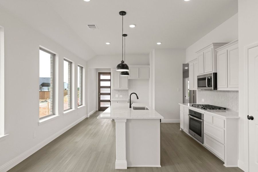 Representative furnished interior of a home built from the Stonegate by Pacesetter Homes in La Terra at Uptown Celina, Celina (Image 7).