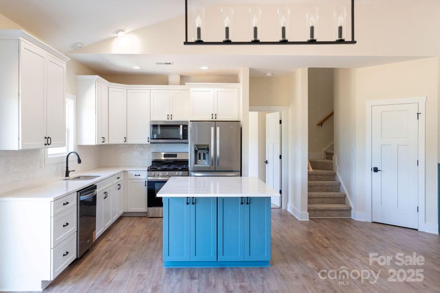 Furnished interior view inside a new home in , Statesville (Image 4).